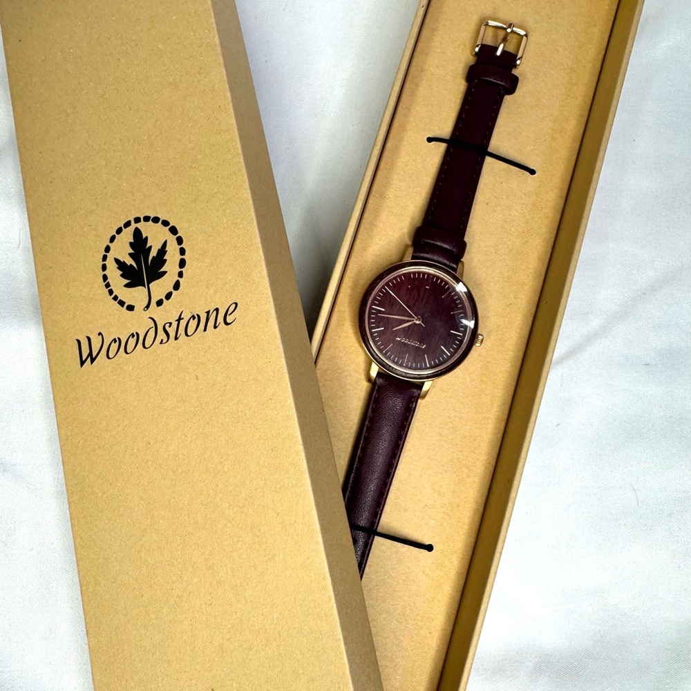 Woodstone Purple Heart watch